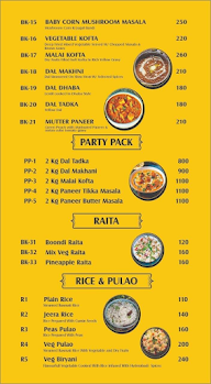 Yellow Mustard menu 5