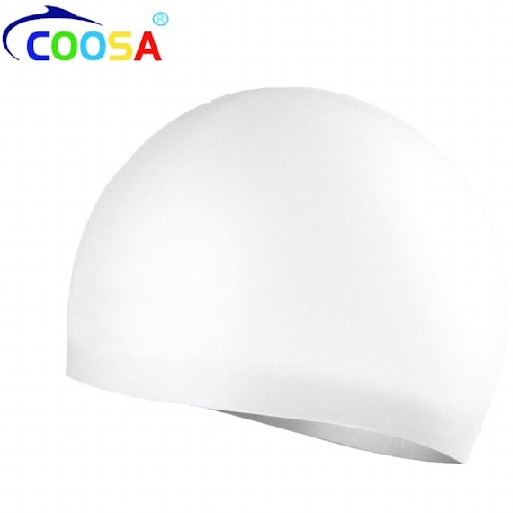 Mũ Bơi Người Lớn Coosa - Sc4658 Chất Liệu Silicone Cao Cấp Ngăn Ướt Tóc.