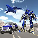 Cover Image of Descargar Police Plane Transport Game – Transform Robot Car 1.0.4 APK