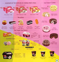 Vadlial Ice Creams menu 4