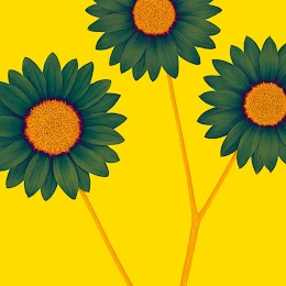 Three Sunflowers  #2/100