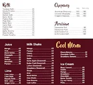 Foodies Family Restaurant menu 1