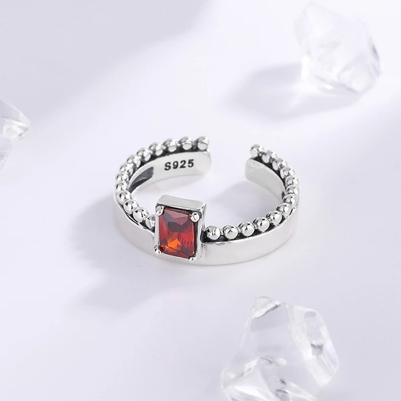 Title 2, S925 Sterling Silber Original Fantasy Ring Dame...
