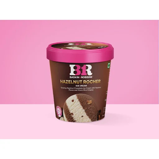 Hazelnut Rocher Ice Cream (Factory Sealed 450 Ml)