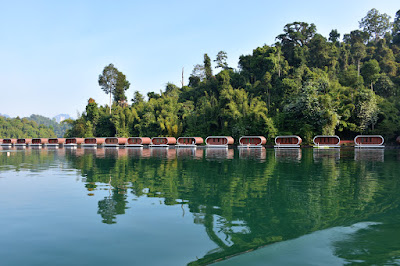 Arrival at Putawan Resort on Cheow Lan Lake