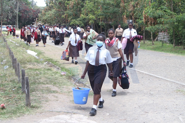 Buruburu Girls students.