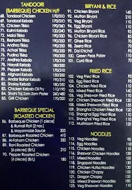 Shahi Taj menu 2