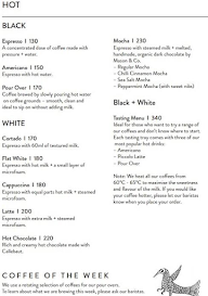 Blue Tokai Coffee Roasters menu 2