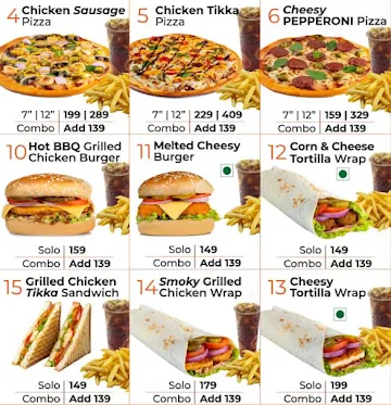 Fat Tiger menu