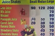 Muskan Juice Corner menu 1