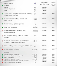 Khyma - Sea Princess menu 3