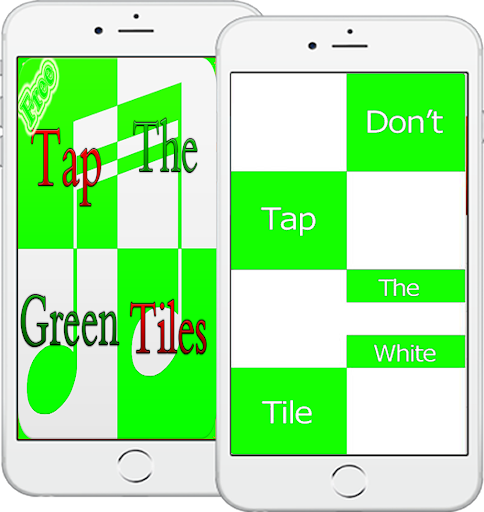 Tap the Green Piano Tiles