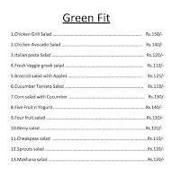 Green Fit menu 1