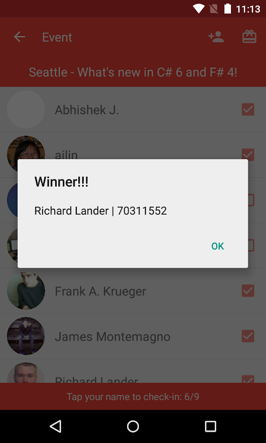    Meetup Manager for Organizers- screenshot  