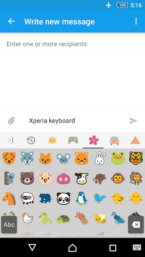 Xperia Keyboard screenshot #1