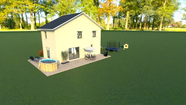 Vente maison neuve 4 pièces 130 m² à Saint-Alban-Leysse (73230), 379 850 €