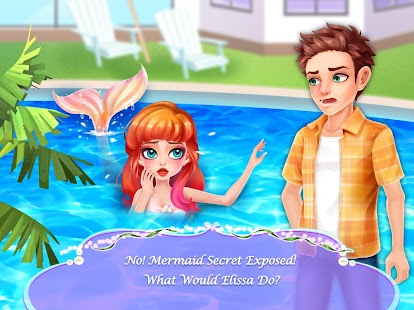 Mermaid Princess Love Story Dress Up & Salon Game - náhled