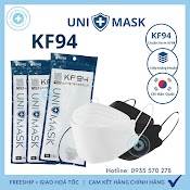 [Set 50 Cái] Khẩu Trang Kf94 Uni Mask 4 Lớp Kháng Khuẩn, Kiểu Dáng 4D Hàn Quốc Hàng Chính Hãng Chống Bụi Mịn