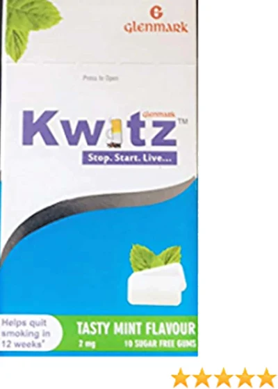 Kwitz 4Mg S/F Mint Flav Gum 10'S