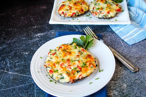 Spinach & Ricotta Stuffed Portobello Mushrooms