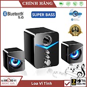 Loa Máy Tính Bluetooth - Loa Vi Tính Để Bàn Mc D - 221 Super Bass Cực Đã Có Led Thiết Kế Nhỏ Gọn Âm Thanh Đỉnh Cao