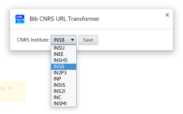 Bib CNRS URL Transformer