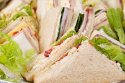 Close Up Sandwich Platter - Stock image