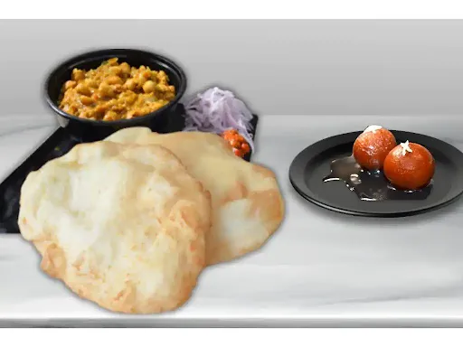 Chole Bhature - Sweet Combo (Serves 1)