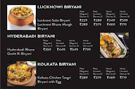 Biryani Jazirah menu 1