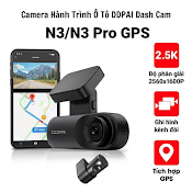 Camera Hành Trình Ô Tô Sothing Ddpai Dash Cam N3 Gps / N3 Pro Gps Độ Phân Giải 1600P - Hàng Chính Hãng