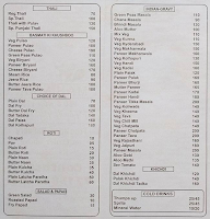 Hotel Mahinoor menu 3