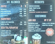 Barista Coffee menu 1