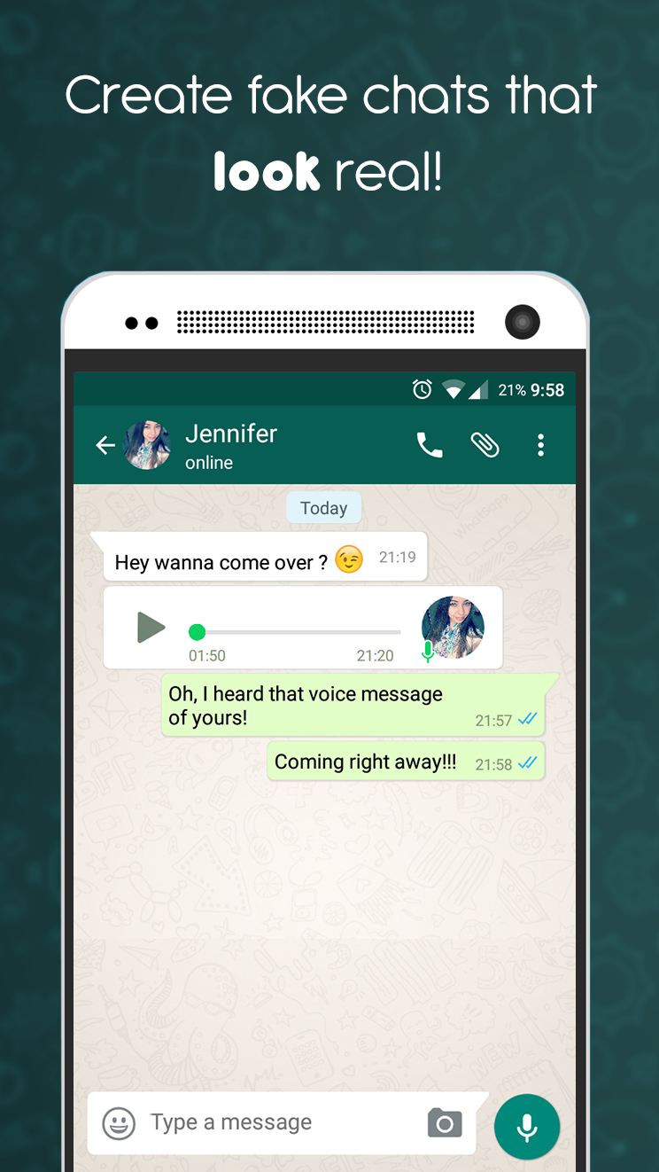 WhatsFake Pro (Ad free) Screen 1