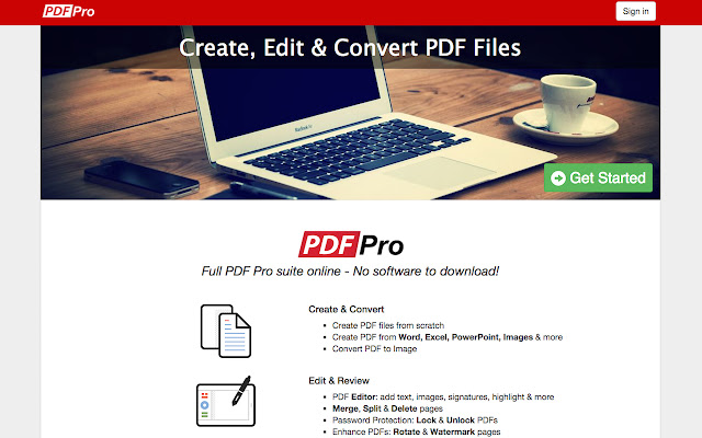 PDF Pro chrome extension