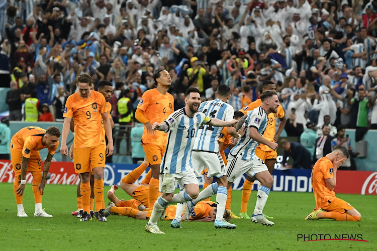 Les Pays-Bas ont fini la rencontre face à l'Argentine à 10 !