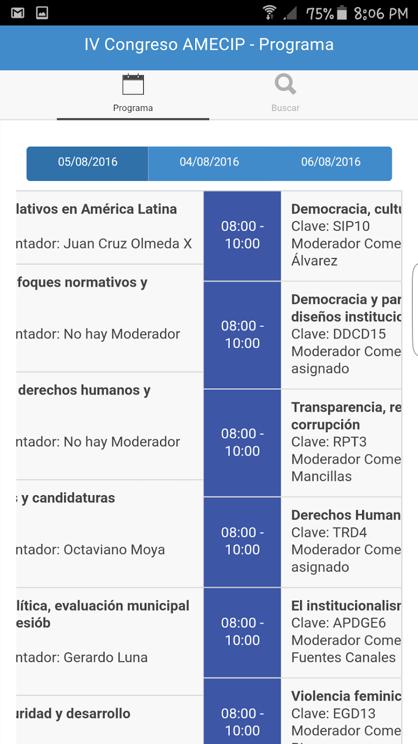 IV Congreso AMECIP Screen 2