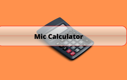 Mic Calculator Preview image 0