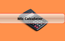 Mic Calculator small promo image