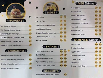 Roll Mama menu 