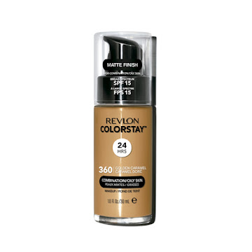 Base Líquida Revlon Colorstay Piel Mixta/Grasa Golden Caramel x 30 ml  