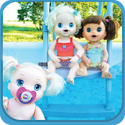 Baby Alive Doll Swimming  Icon
