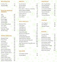 Savi Sagar menu 2