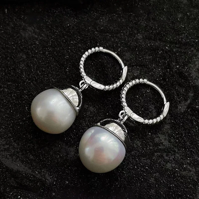 925 Sterling zilveren naaldparel oorknopjes voor dames, verfijnd en eenvoudig, perfect te combineren, tijdloos.