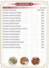 Maharaja Hotel menu 1