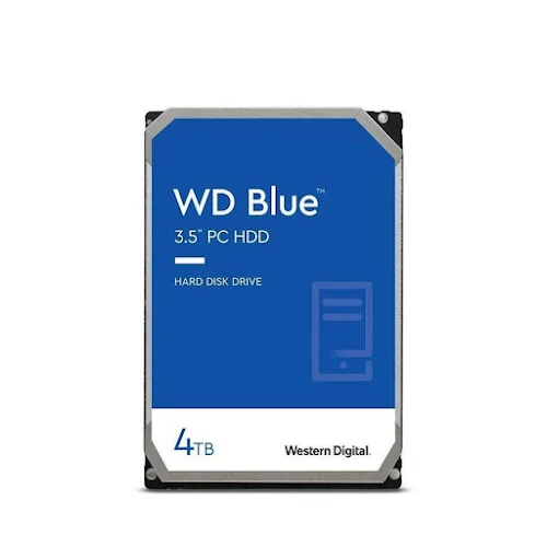 Ổ cứng HDD WD 4TB Blue (5400RPM/256MB Cache/3.5 inch/SATA3) (WD40EZAX)