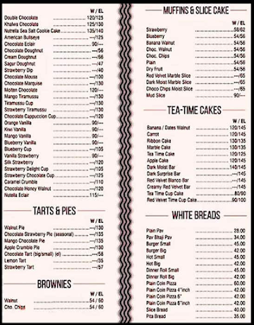 Celejor menu 