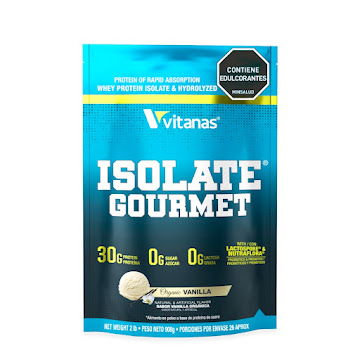 Proteína En Polvo Isolate Gourmet Vainilla x 908 gr  