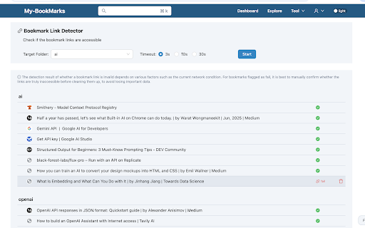 Bookmark Dashboard - A powerful bookmark manager screenshot 4