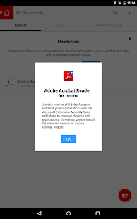 Acrobat Reader for Intune Screenshot