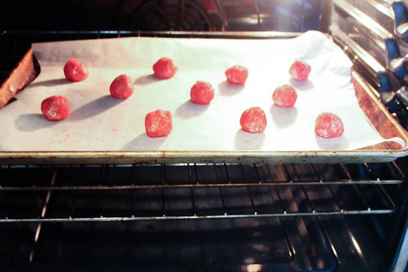 Baking The Sugar Cookies.